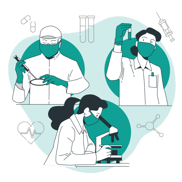 multiple healthcare and pharma career paths